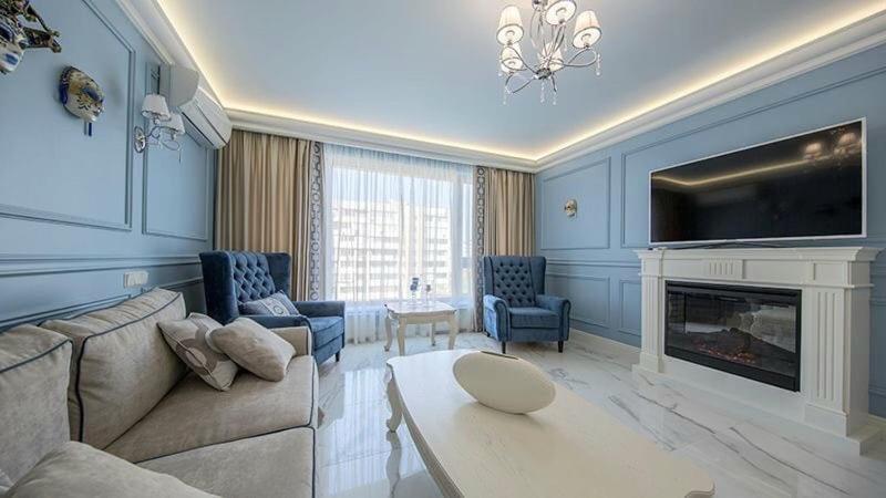 Роскошная 3к квартира 120м2 на набережной в ЖК Obolon Residentsic Киев Экстерьер фото